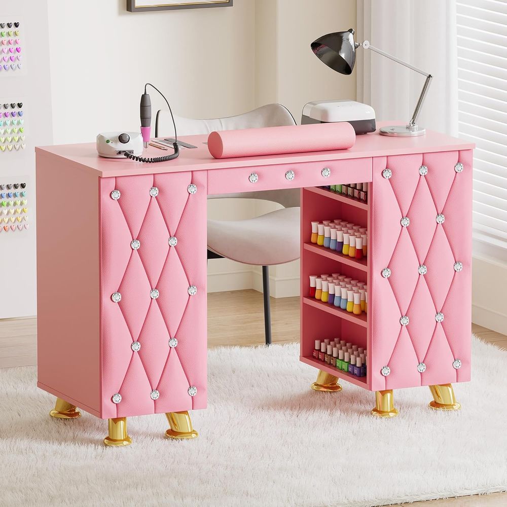 طاولة مانيكير مع جهاز تجميع ال - مراجعة Leather Desk Pad وسعره