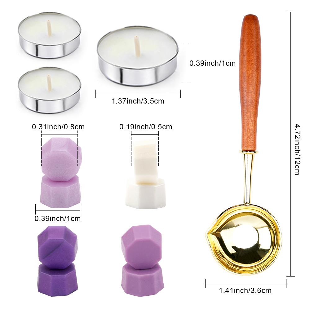 مجموعة خرزات شمعية عتيقة لختم  - مراجعة Wax Seal Stamp Set وسعره